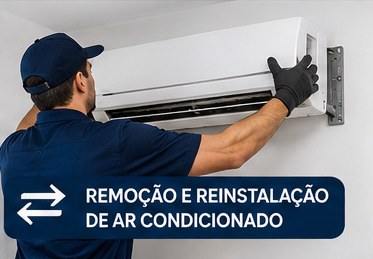 Remoção e reinstalação de ar-condicionado